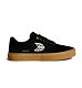 Womens leisure shoes Cariuma NAIOCA PRO Suede and Canvas Gum Black