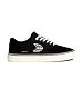Womens leisure shoes Cariuma NAIOCA PRO Stripe Suede and Canvas Black