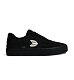 Womens leisure shoes Cariuma LUAN PRO All Black Suede Ivory Logo Sneaker
