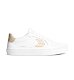 Mens leisure shoes Cariuma SALVAS White Leather Shifting Sand Logo Sneaker