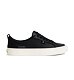 Womens leisure shoes Cariuma OCA Low Black Premium Leather Sneaker