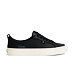 Mens leisure shoes Cariuma OCA Low Black Premium Leather Sneaker