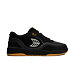 Mens leisure shoes Cariuma UBA PRO Black Suede and Mesh Silver Cloud Logo Sneaker