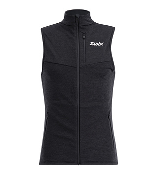 Mens cross-country ski vest Swix Dynamic Midlayer Vest M