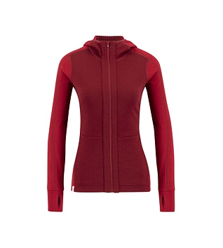 Womens merino sweatshirt Ulvang Peak Field Hooded Full Zip Midlayer