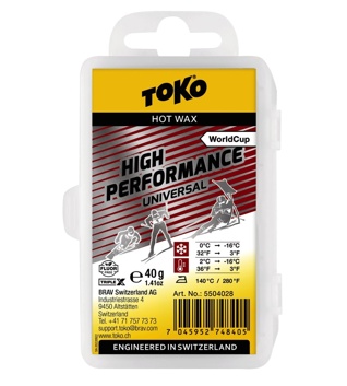 Glide wax Toko High Performance Universal 40g