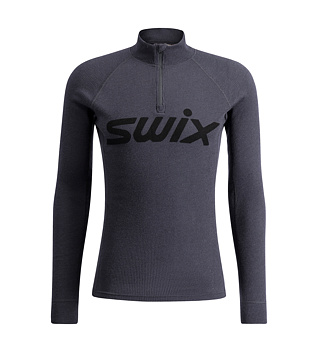 Mens functional T-shirt Swix RaceX Merino Half Zip M