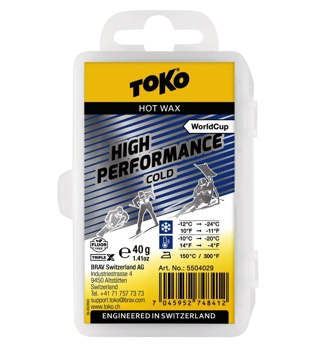 Glide wax Toko High Performance Cold 40g