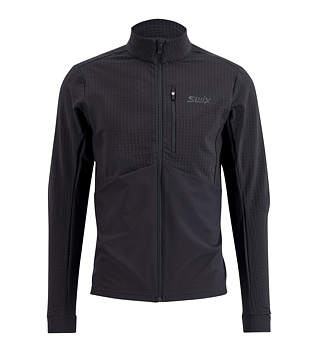 Mens functional sweatshirt Swix Pace Hybrid Full Zip Midlayer M