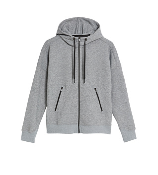 Womens sweatshirt On Zipped Hoodie