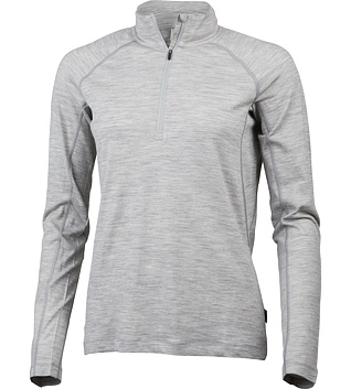 Womens sweatshirt Lundhags Gimmer Merino Lt Ws 1/2 Zip