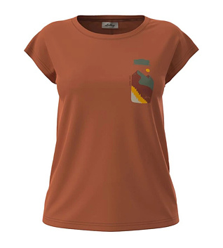 Womens T-shirt Lundhags Fulu Merino Bottle T-Shirt W