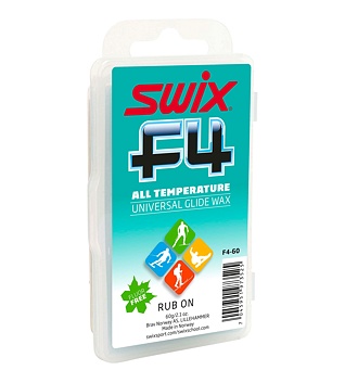 Glide wax Swix F4-60 Glidewax 60g w/cork