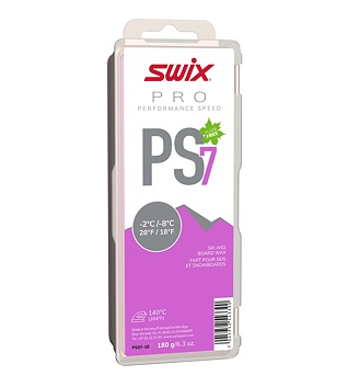 Glide wax Swix PS7 Violet -2°C/-8°C, 180g