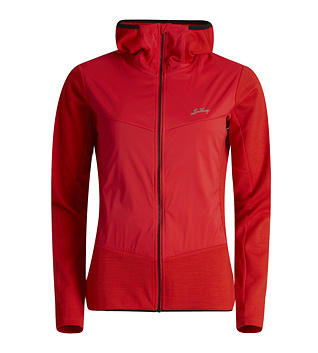 Womens merino sweatshirt Lundhags Padje Merino Block Hoodie W