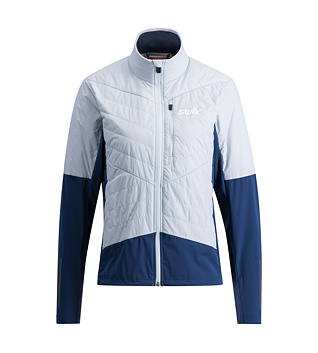 Womens cross-country ski jacket Swix Nordic Warm Hybrid Jacket W