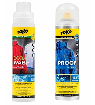 Impregnation Toko Duo-Pack Textile Proof & Eco Textile Wash