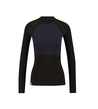 Womens merino T-shirt Ulvang Peak Map long sleeve T-shirt