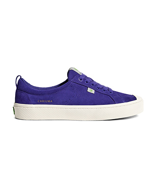 Pánské volnočasové boty Cariuma OCA Low Liberty Purple Suede Sneaker