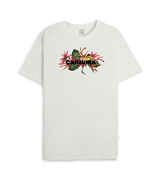 Triko Cariuma T-Shirt Off-White Cariuma Flowers