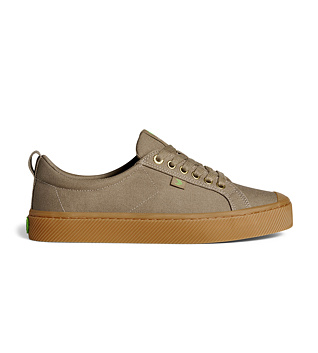 Pánské volnočasové boty Cariuma OCA Low Gum Burnt Sand Canvas Sneaker
