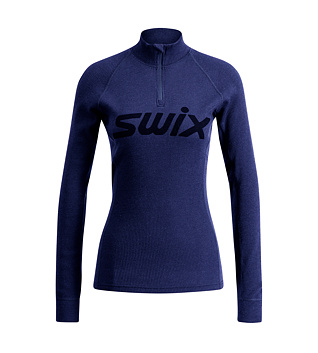Womens functional T-shirt Swix RaceX Merino Half Zip W