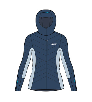 Womens cross-country ski jacket Swix Nordic Insulate Jacket W