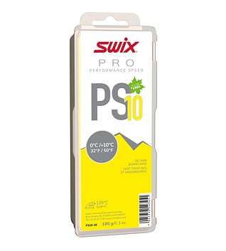 Glide wax Swix PS10 Yellow 0°C/+10°C, 180g