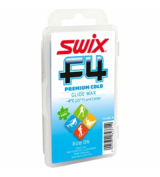 Glide wax Swix F4-60C-N Glidewax Cold 60g w/cork