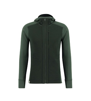 Mens merino sweatshirt Ulvang Peak Field Hooded Full Zip Midlayer