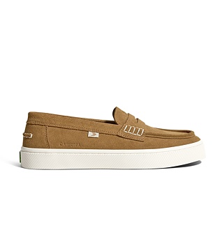 Mens leisure shoes Cariuma CAJU Loafer Camel Suede