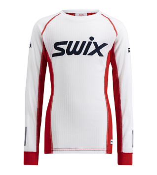 Junior functional T-shirt Swix Roadline RaceX Long Sleeve Jr