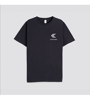 Cariuma T-Shirt Black with Small Off-White Logo