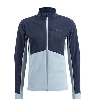 Mens functional sweatshirt Swix Pace Hybrid Full Zip Midlayer M