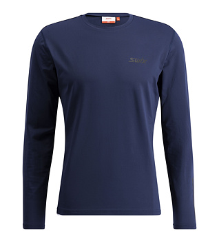 Mens running shirt Swix Pace NTS Long Sleeve Baselayer Top M