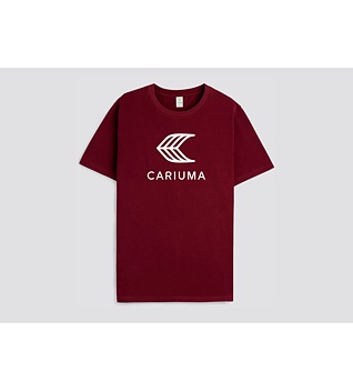 Cariuma T-Shirt Burgundy with Off-White Logo