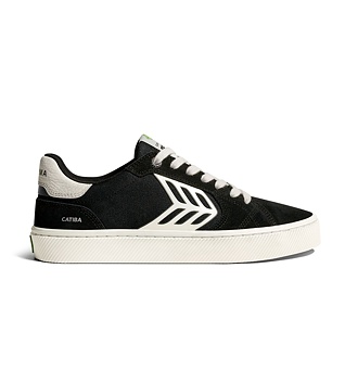 Womens leisure shoes Cariuma CATIBA PRO 2.0 Suede and Cordura Black