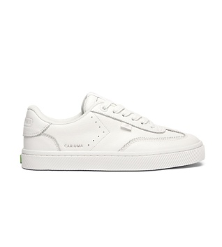 Womens leisure shoes Cariuma TOCA White Diamond Leather Sneaker
