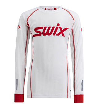 Junior functional T-shirt Swix Roadline RaceX Long Sleeve Jr