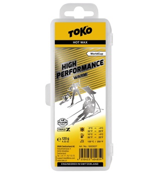 Glide wax Toko High Performance Warm 120g