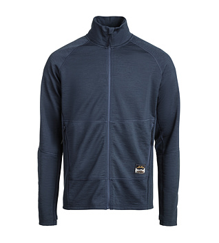 Mens merino sweatshirt Lundhags Tived Merino Full Zip M