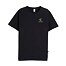 Triko Cariuma T-Shirt Black with Small Green Logo