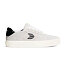 Womens leisure shoes Cariuma LUAN PRO Smoke White Suede Black Logo Sneaker