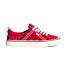 Womens leisure shoes Cariuma OCA Low Red Bandana Canvas Sneaker