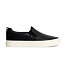 Womens leisure shoes Cariuma SLIP-ON Black Premium Leather Sneaker