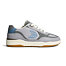 Mens leisure shoes Cariuma Skategoat C25 Onyx Grey Leather Faded Denim Logo Charcoal Grey Sneaker