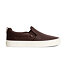 Dámské volnočasové boty Cariuma SLIP-ON Brown Premium Leather Sneaker