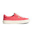 Mens leisure shoes Cariuma OCA Low Watermelon Canvas White Polka Dots Sneaker