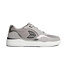 Mens leisure shoes Cariuma UBA Light Grey Suede and Mesh Charcoal Grey Logo Silver Accents Sneaker