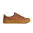 Womens leisure shoes Cariuma OCA Low Gum Sienna Brown Premium Leather Sneaker
